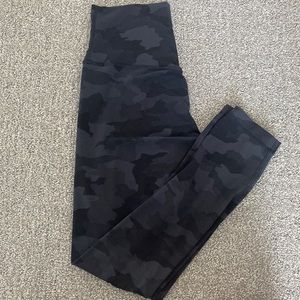 Lululemon black camo align leggings